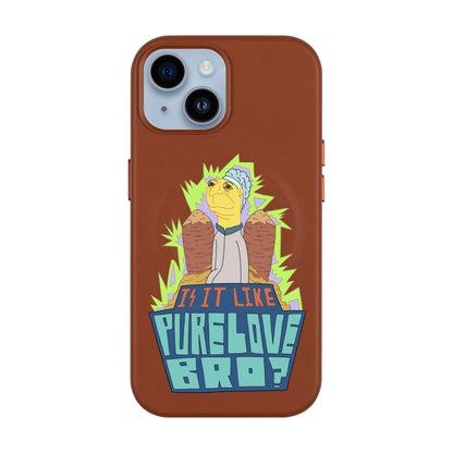 PURE LOVE-Leather Kılıf MagSafe Özellikli - iPhone 13