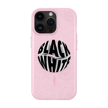 BLACK WHITE-iPhone 14 Pro Max Radiant Kılıf MagSafe Özellikli