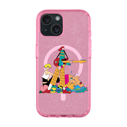 HER BAND-iPhone 15 Shiny Kılıf MagSafe Özellikli