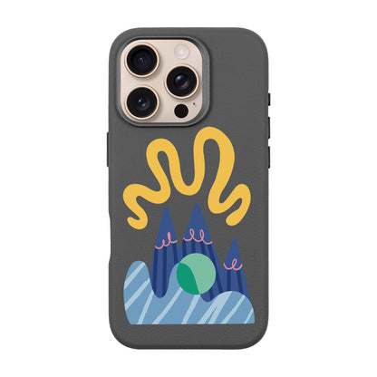MOUNTAIN-iPhone 16 Pro Leather Premium Kılıf MagSafe Özellikli
