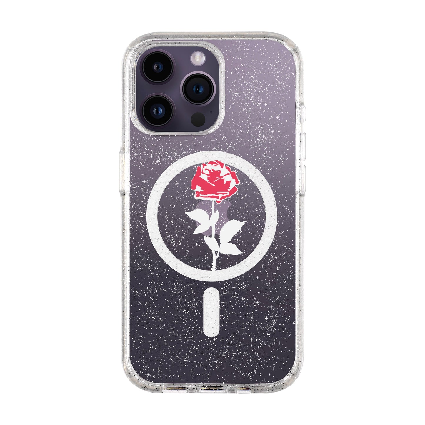 NATUREL ROSE-iPhone 14 Pro Max Shiny Kılıf MagSafe Özellikli