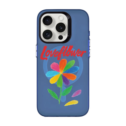 LOVE FLOWER-iPhone 15 Pro Hold Kılıf MagSafe Özellikli
