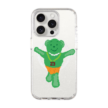 GREEN BEAR-iPhone 15 Pro Shiny Kılıf MagSafe Özellikli