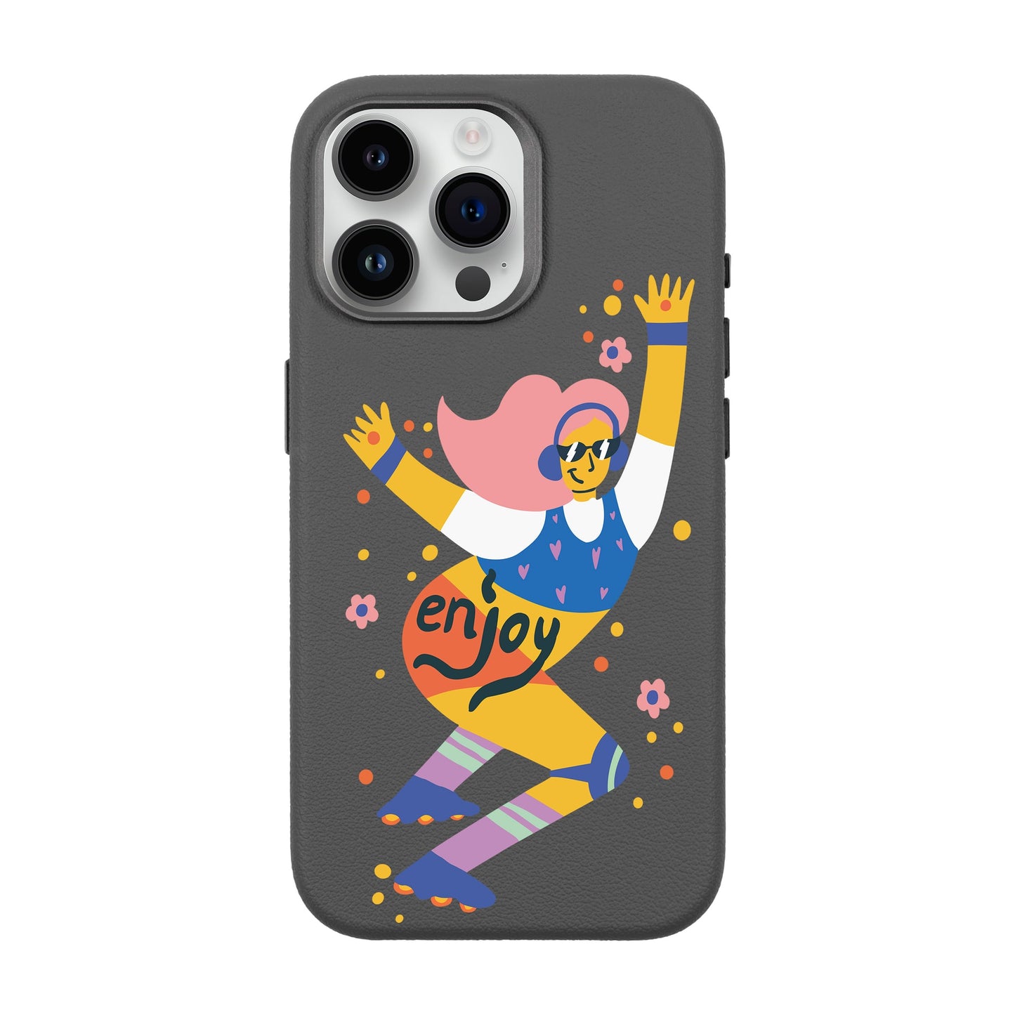 ENJOY-iPhone 14 Pro Max Leather Premium Kılıf MagSafe Özellikli