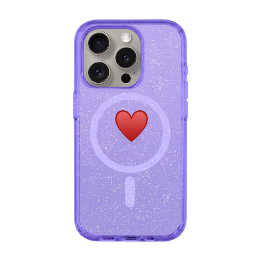 SPREAD HEART-iPhone 15 Pro Shiny Kılıf MagSafe Özellikli