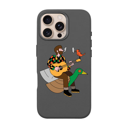 BIRDS OF A FEATHER-iPhone 16 Pro Max Leather Premium Kılıf MagSafe Özellikli