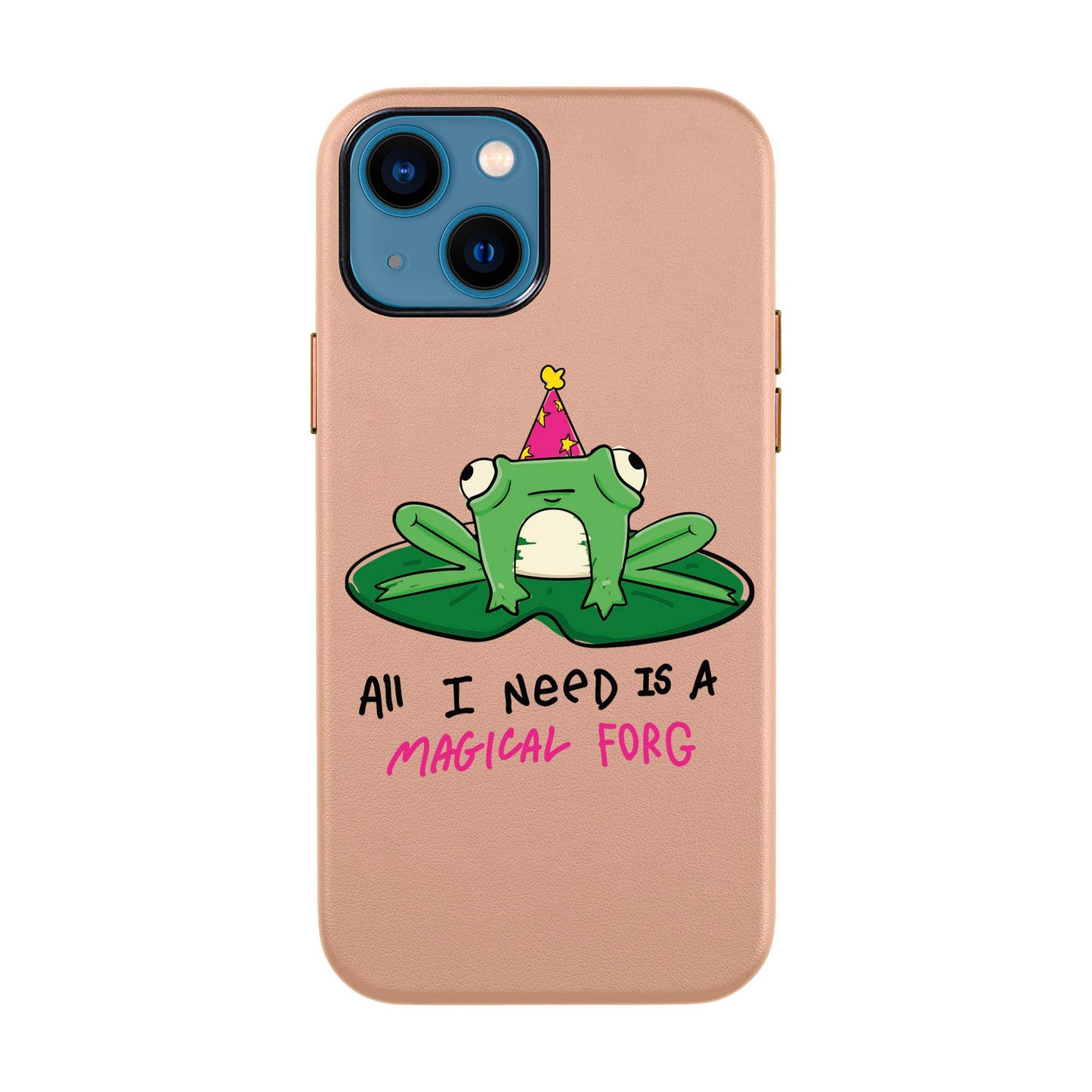 FORG-iPhone 14 Leather Kılıf