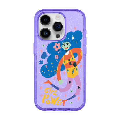GIRL POWER-iPhone 14 Pro Shiny Kılıf MagSafe Özellikli