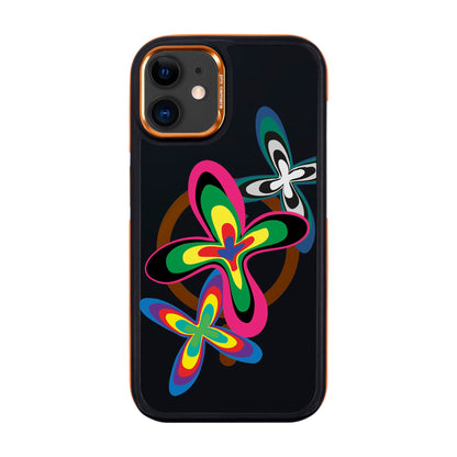 COLOR FLOWER-iPhone 11 Dark Kılıf MagSafe Özellikli