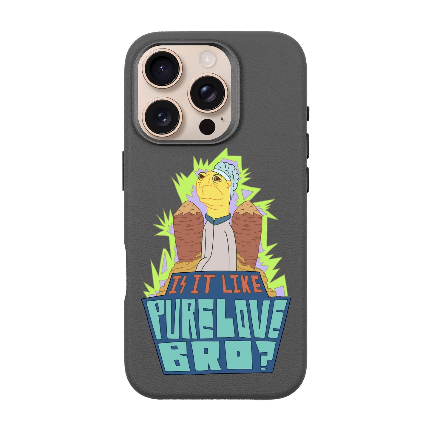 PURE LOVE-iPhone 16 Pro Leather Premium Kılıf MagSafe Özellikli
