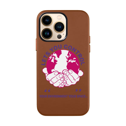 WORLD-iPhone 13 Pro Leather Kılıf