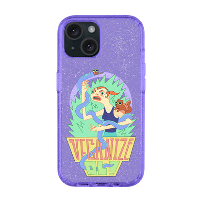 VEGANİZE-iPhone 15 Plus Shiny Kılıf MagSafe Özellikli