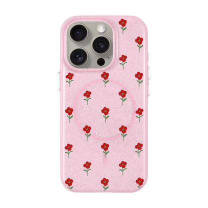 FLOWER POWER-iPhone 15 Pro Radiant Kılıf MagSafe Özellikli