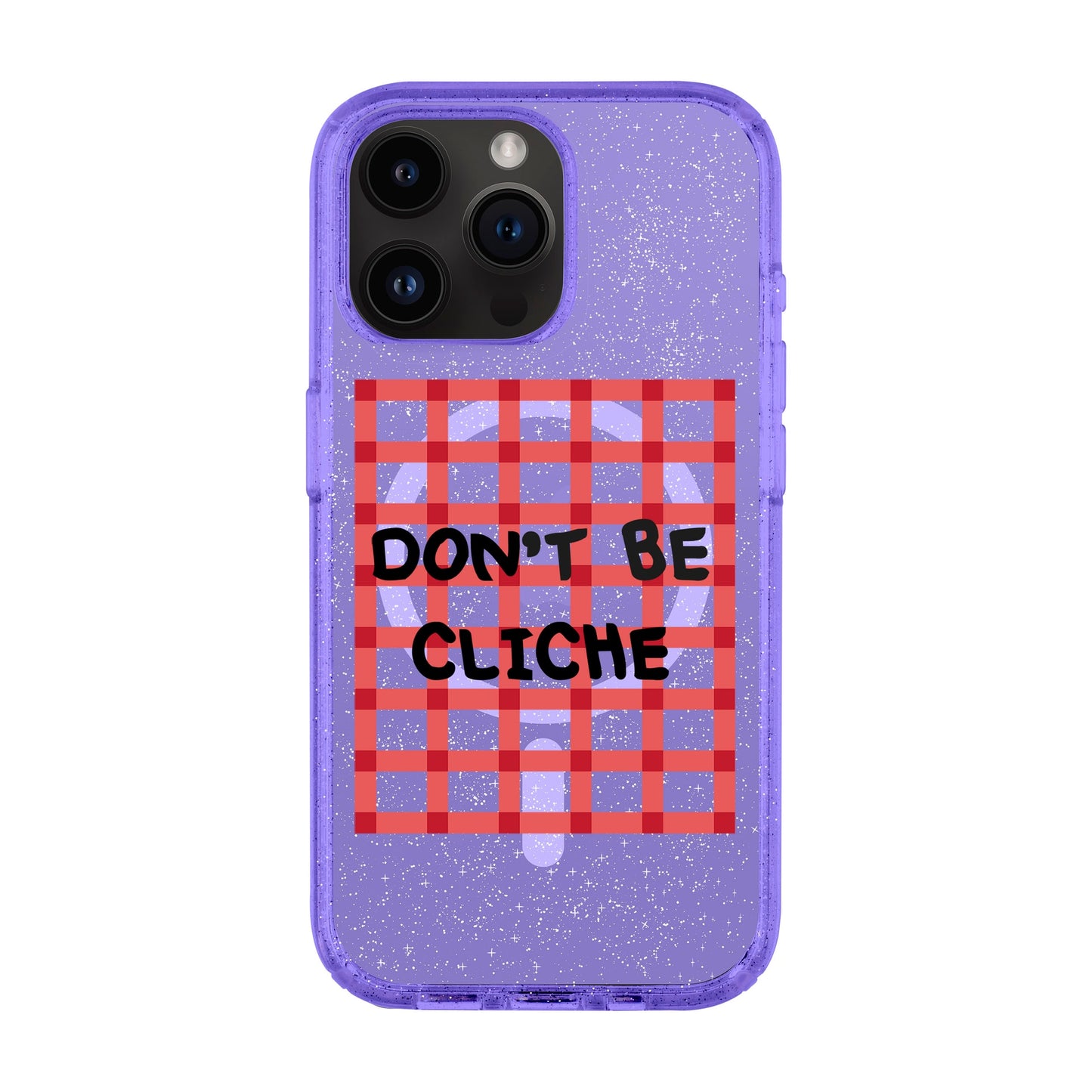 DON'T BE CLICHE-iPhone 14 Pro Max Shiny Kılıf MagSafe Özellikli