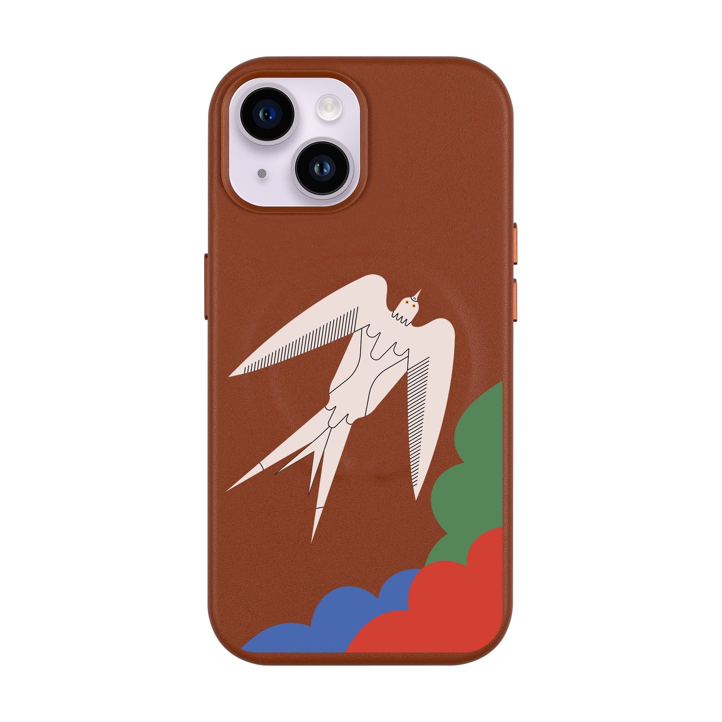 L’OISEAU LIBRE-Leather Kılıf MagSafe Özellikli - iPhone 13