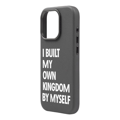 KINGDOM-iPhone 16 Pro Leather Premium Kılıf MagSafe Özellikli