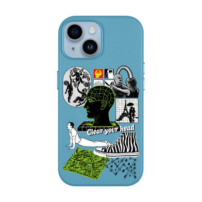 CLEAR YOUR HEAD-iPhone 13 Leather Kılıf MagSafe Özellikli