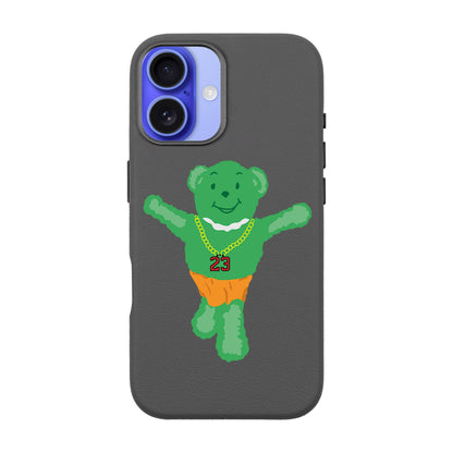 GREEN BEAR-iPhone 16 Plus Leather Premium Kılıf MagSafe Özellikli