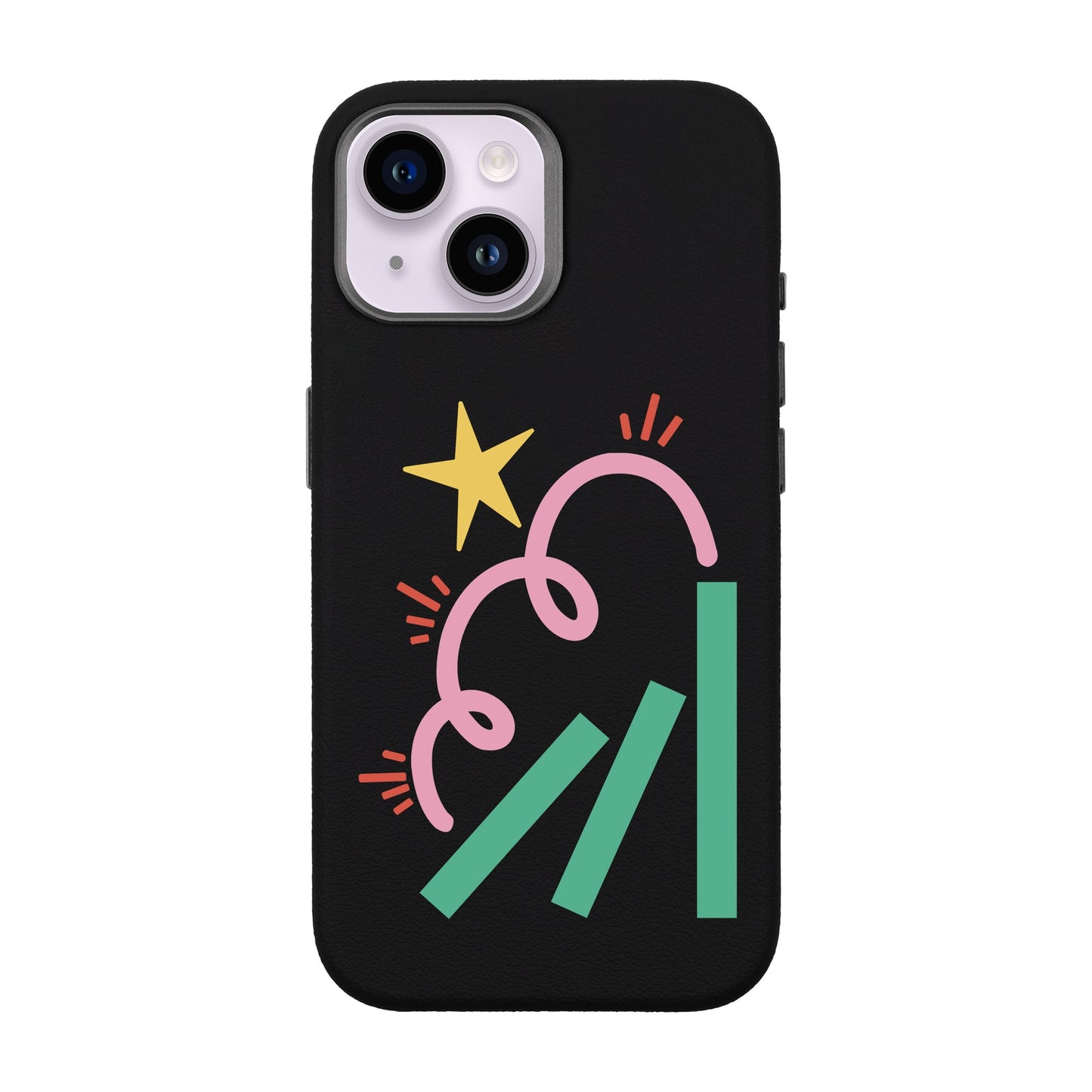 DOMINO-iPhone 14 Leather Premium Kılıf MagSafe Özellikli