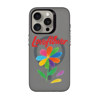 LOVE FLOWER-iPhone 15 Pro Hold Kılıf MagSafe Özellikli