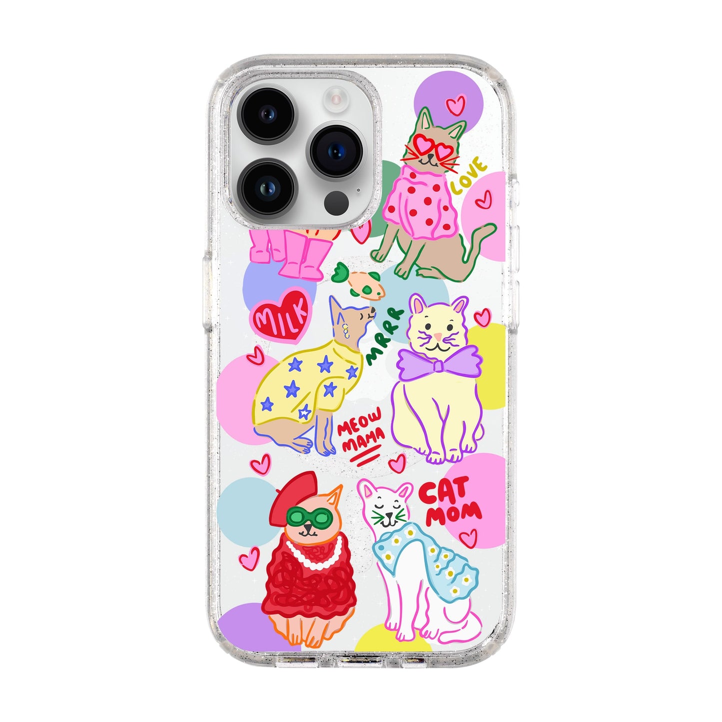 CAT MOM-iPhone 14 Pro Max Shiny Kılıf MagSafe Özellikli