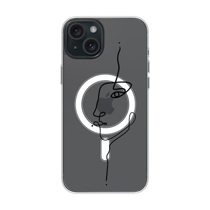 FACE-iPhone 15 Plus Solid Kılıf MagSafe Özellikli