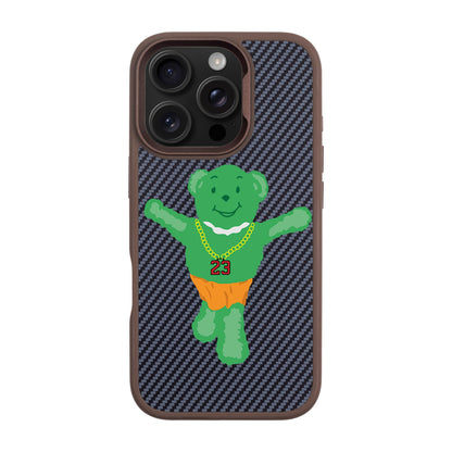 GREEN BEAR-iPhone 16 Pro Plaid Kılıf MagSafe Özellikli