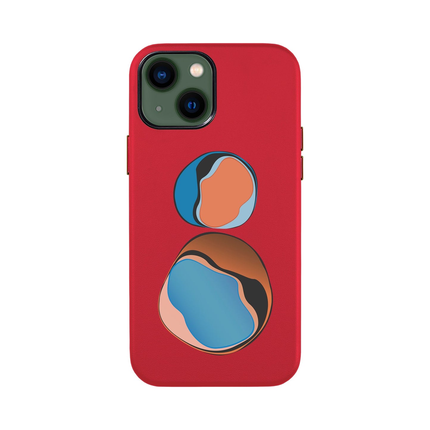 LOOKING FOR GEMS-iPhone 13 Mini Leather Kılıf