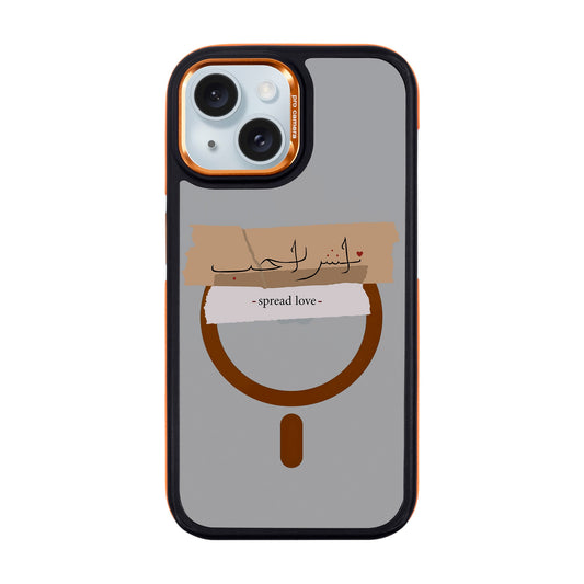 SPREAD LOVE-iPhone 15 Dark Kılıf MagSafe Özellikli