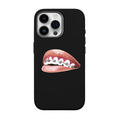 ORTHODONTIST-iPhone 14 Pro Max Leather Premium Kılıf MagSafe Özellikli
