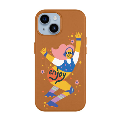 ENJOY-Leather Kılıf MagSafe Özellikli - iPhone 11