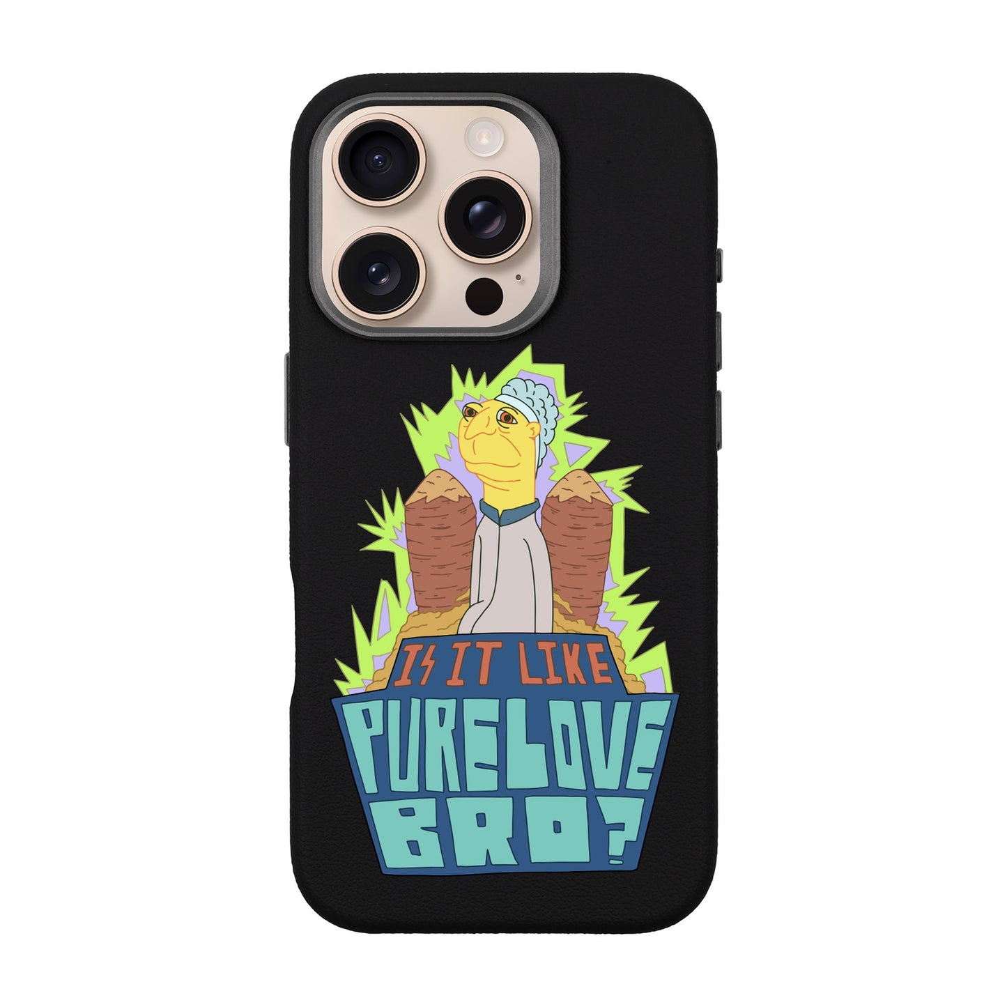 PURE LOVE-iPhone 16 Pro Leather Premium Kılıf MagSafe Özellikli