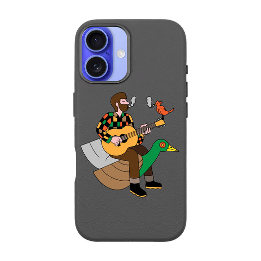 BIRDS OF A FEATHER-iPhone 16 Leather Premium Kılıf MagSafe Özellikli