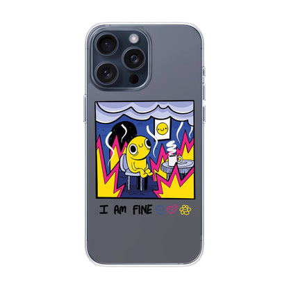 I AM FINE-iPhone 15 Pro Max Solid Kılıf
