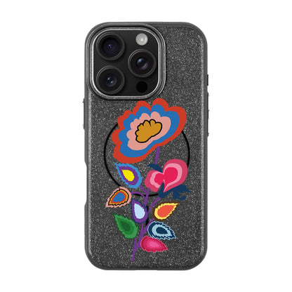 KNITTED FLOWER-iPhone 16 Pro Radiant Kılıf MagSafe Özellikli