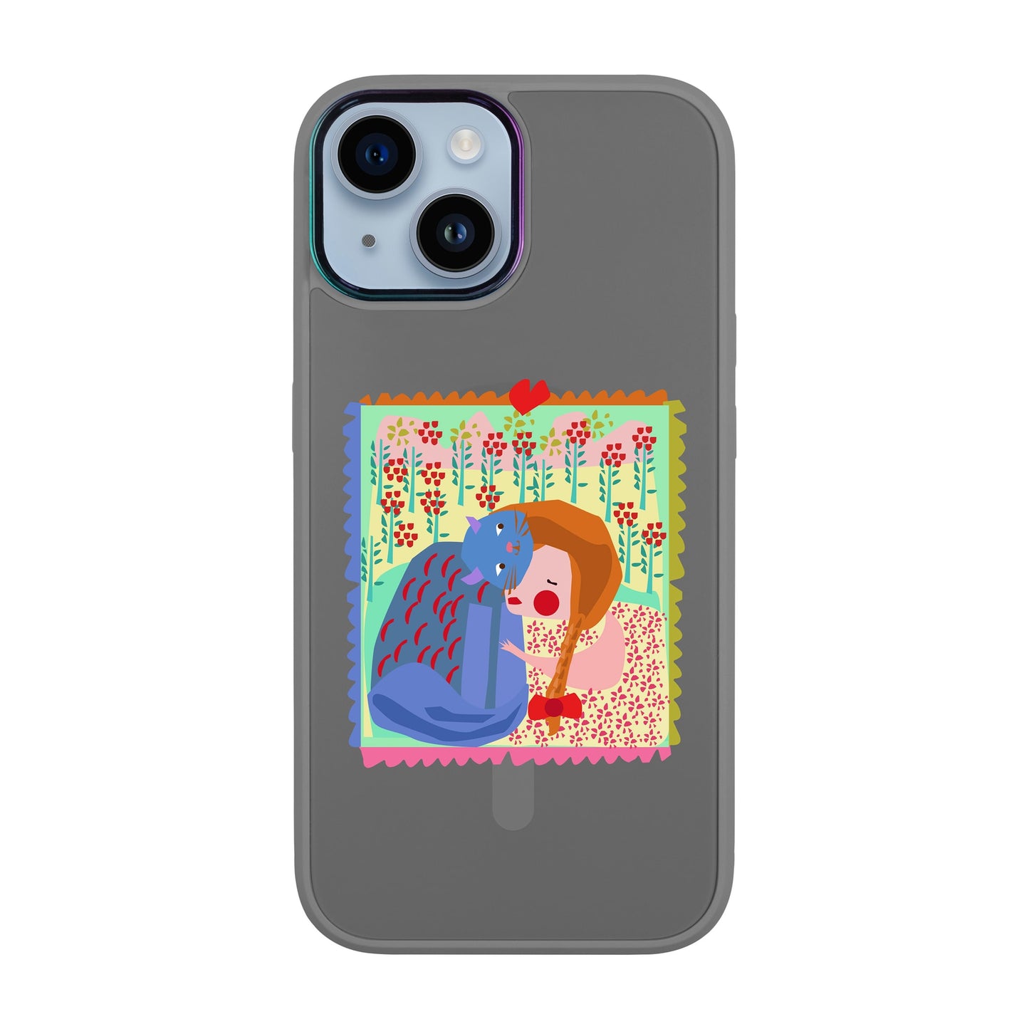 KEDİ POSTA PULU-Vigor Kılıf MagSafe Özellikli - iPhone 13