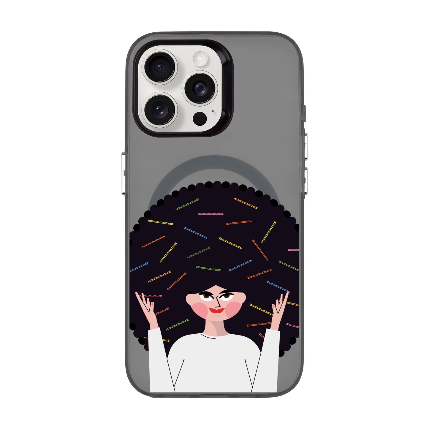 TANGLES OF HAPPINESS-Hold Kılıf MagSafe Özellikli - iPhone 15 Pro Max