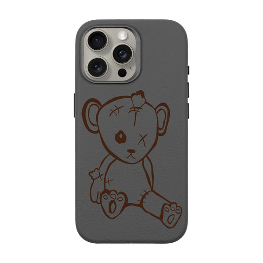 BABY BEAR-iPhone 15 Pro Max Leather Premium Kılıf MagSafe Özellikli