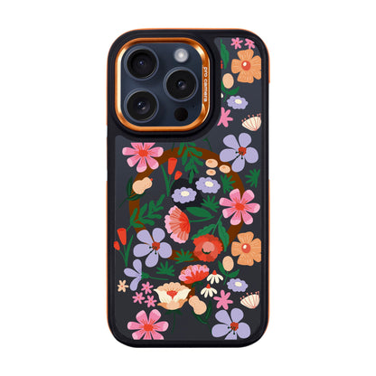 GRACIOUS-iPhone 15 Pro Dark Kılıf MagSafe Özellikli