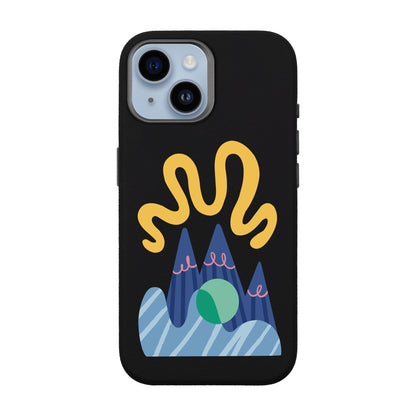 MOUNTAIN-iPhone 14 Leather Premium Kılıf MagSafe Özellikli