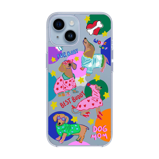 DOG MOM-iPhone 15 Solid Kılıf