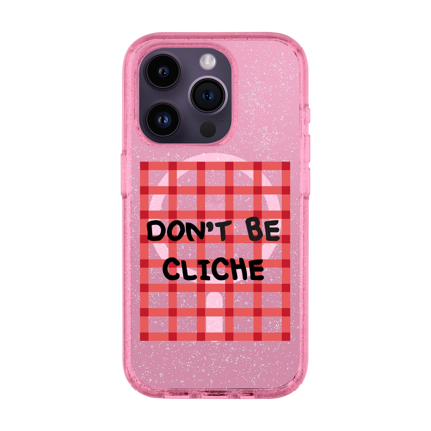 DON'T BE CLICHE-iPhone 14 Pro Shiny Kılıf MagSafe Özellikli