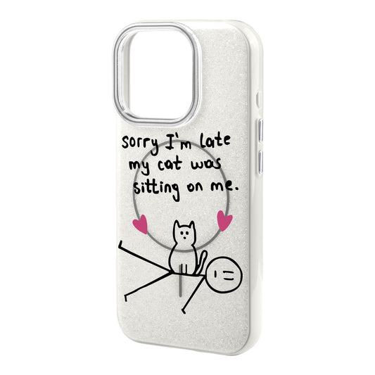 SORRY I'M LATE-iPhone 16 Pro Max Radiant Kılıf MagSafe Özellikli