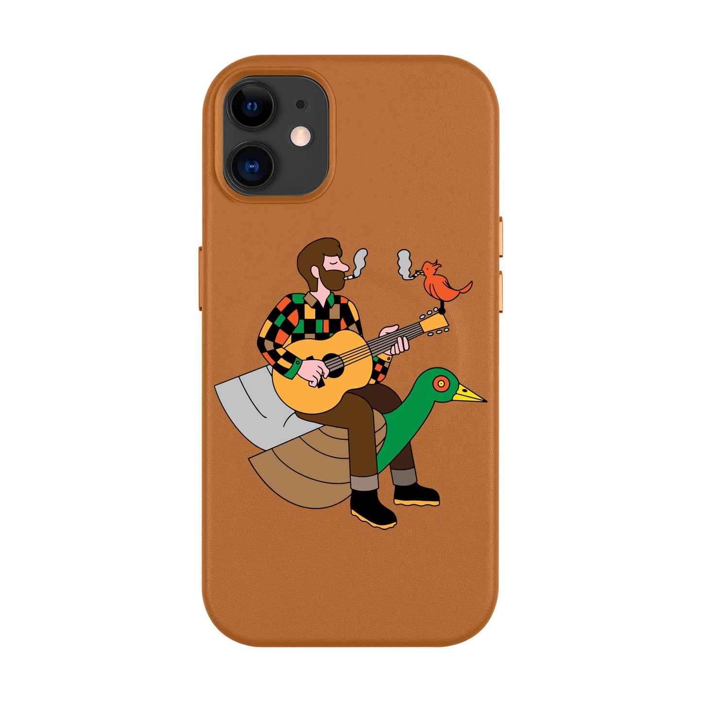 BIRDS OF A FEATHER-Leather Kılıf MagSafe Özellikli - iPhone 11