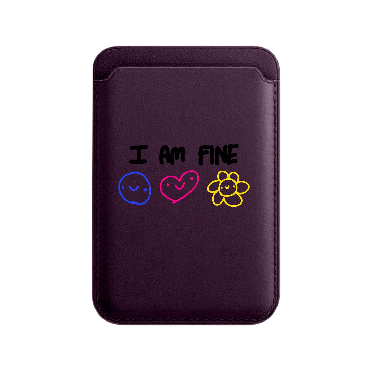 I AM FINE-Leather Kartlık