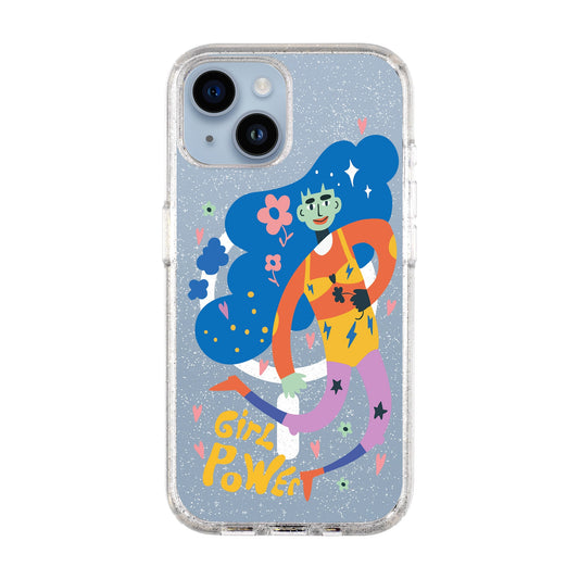 GIRL POWER-iPhone 14 Shiny Kılıf MagSafe Özellikli