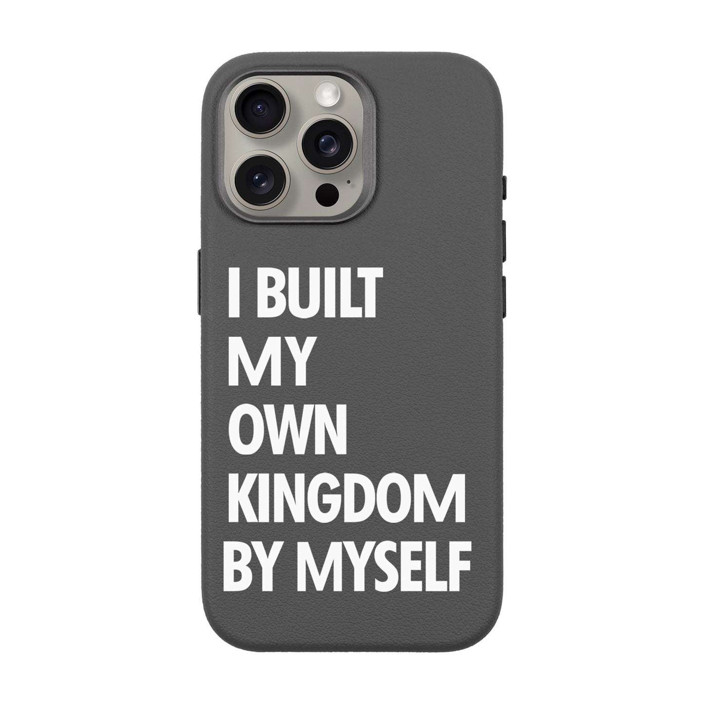 KINGDOM-iPhone 15 Pro Max Leather Premium Kılıf MagSafe Özellikli