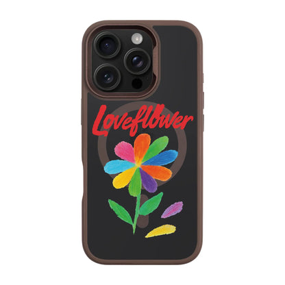 LOVE FLOWER-iPhone 16 Pro Rise Kılıf MagSafe Özellikli