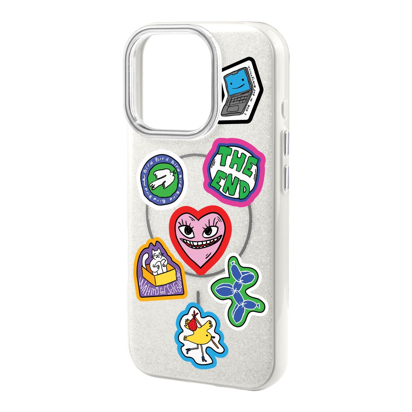 TŌTEN STICKERZ-Radiant Kılıf MagSafe Özellikli - iPhone 15