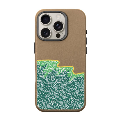 SEA-iPhone 16 Pro Leather Premium Kılıf MagSafe Özellikli